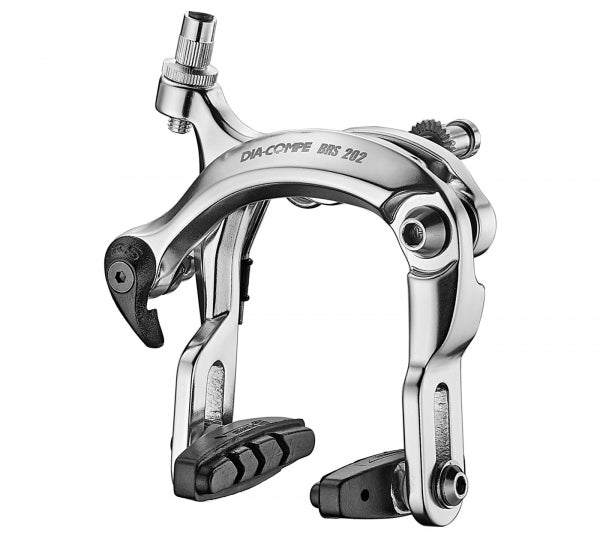 BRS 202 Racing Bike Brakes with Long Arms - Silver