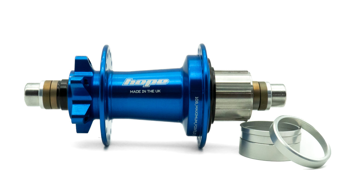Pro 5 Trial/Singlespeed Hinterradnabe blau 32 Loch - 135 mm Bolt In