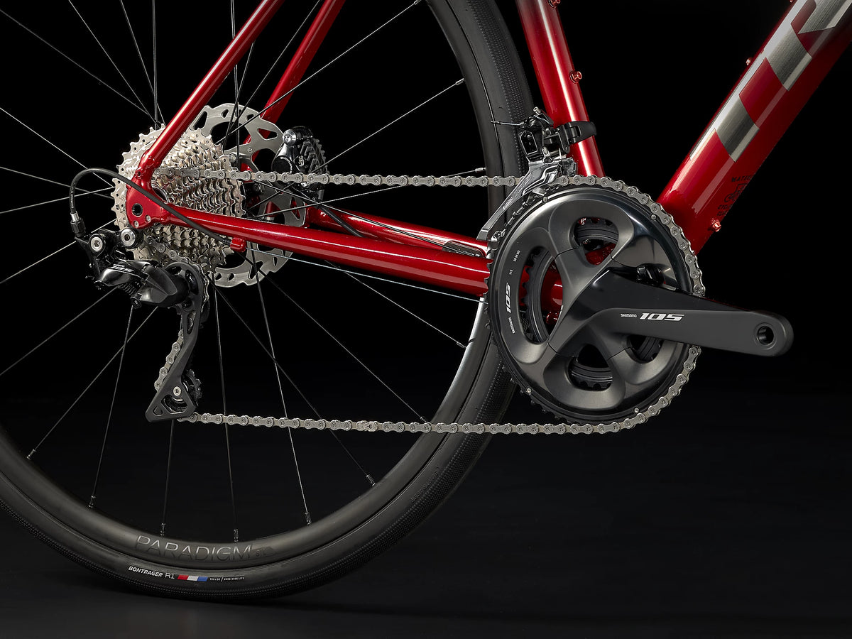 Domane AL 5 Disc Lithium Grey to Crimson Fade