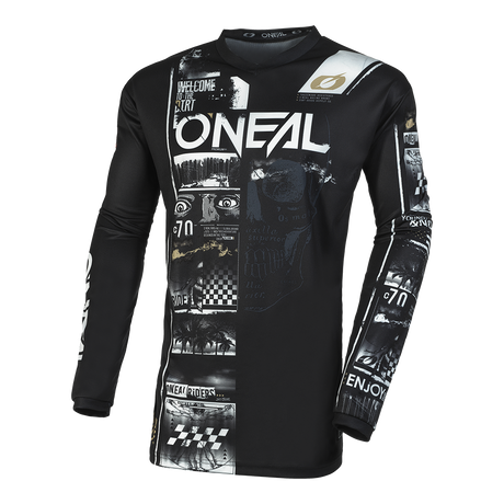 ELEMENT Youth Jersey ATTACK V.23 black/white