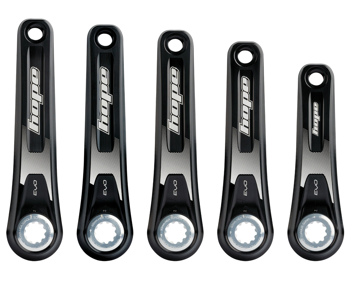 EVO crankset without spider 68/73 mm - Black