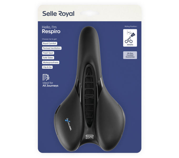 Respiro Athletic Fahrradsattel - schwarz