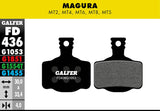 Standard Bremsbelag - Magura MT2, MT4, MT6, MT8, MTS