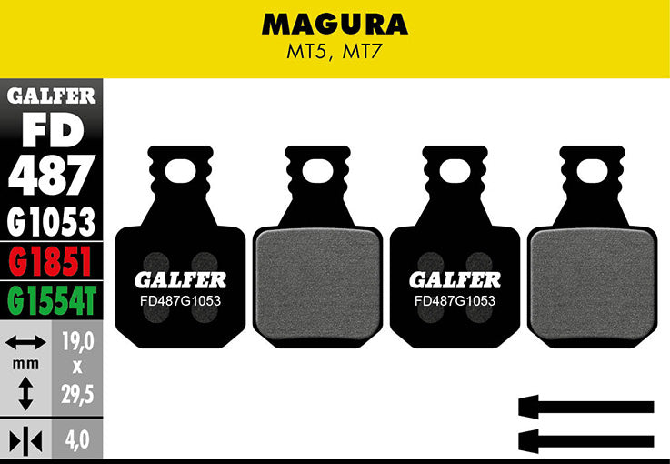 Standaard remblok - Magura MT5, MT7