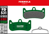 Pro brake pads for Formula Cura 4 - Green