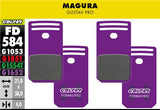E-Bike Magura Gustav Pro, Disc brake pads