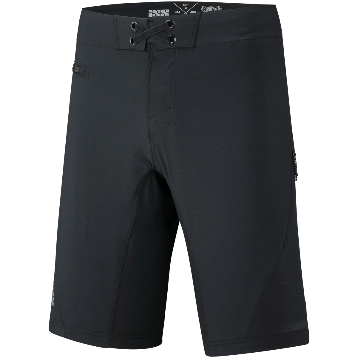 Flow XTG Kinderfahrradhose kurz - Schwarz iXS