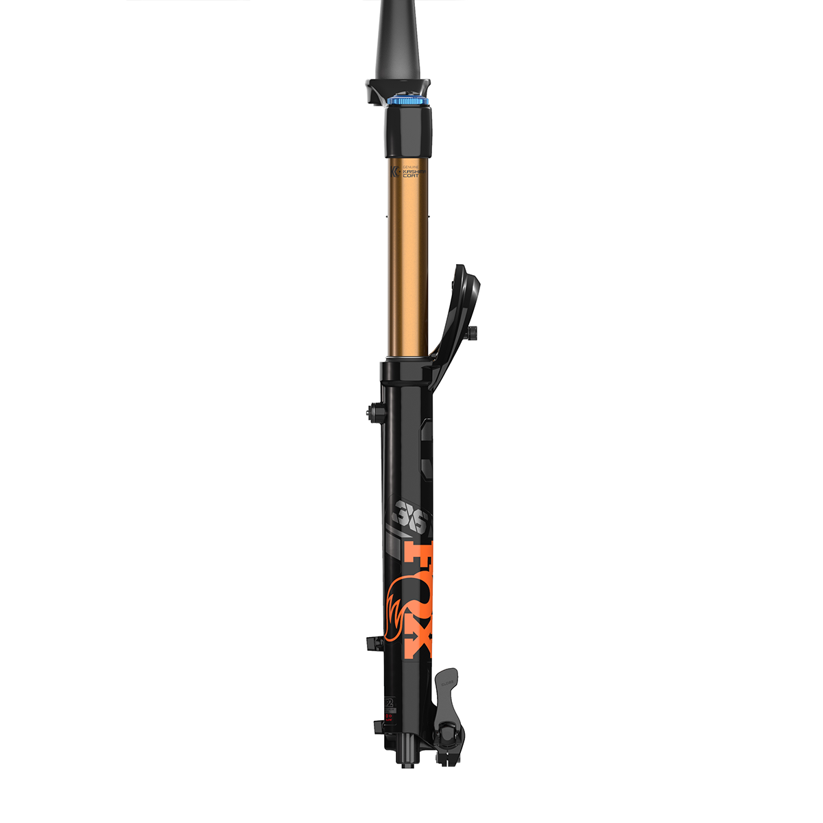 36 Float 27,5 pollici 160 mm 44 mm Offset - Nero/Arancione