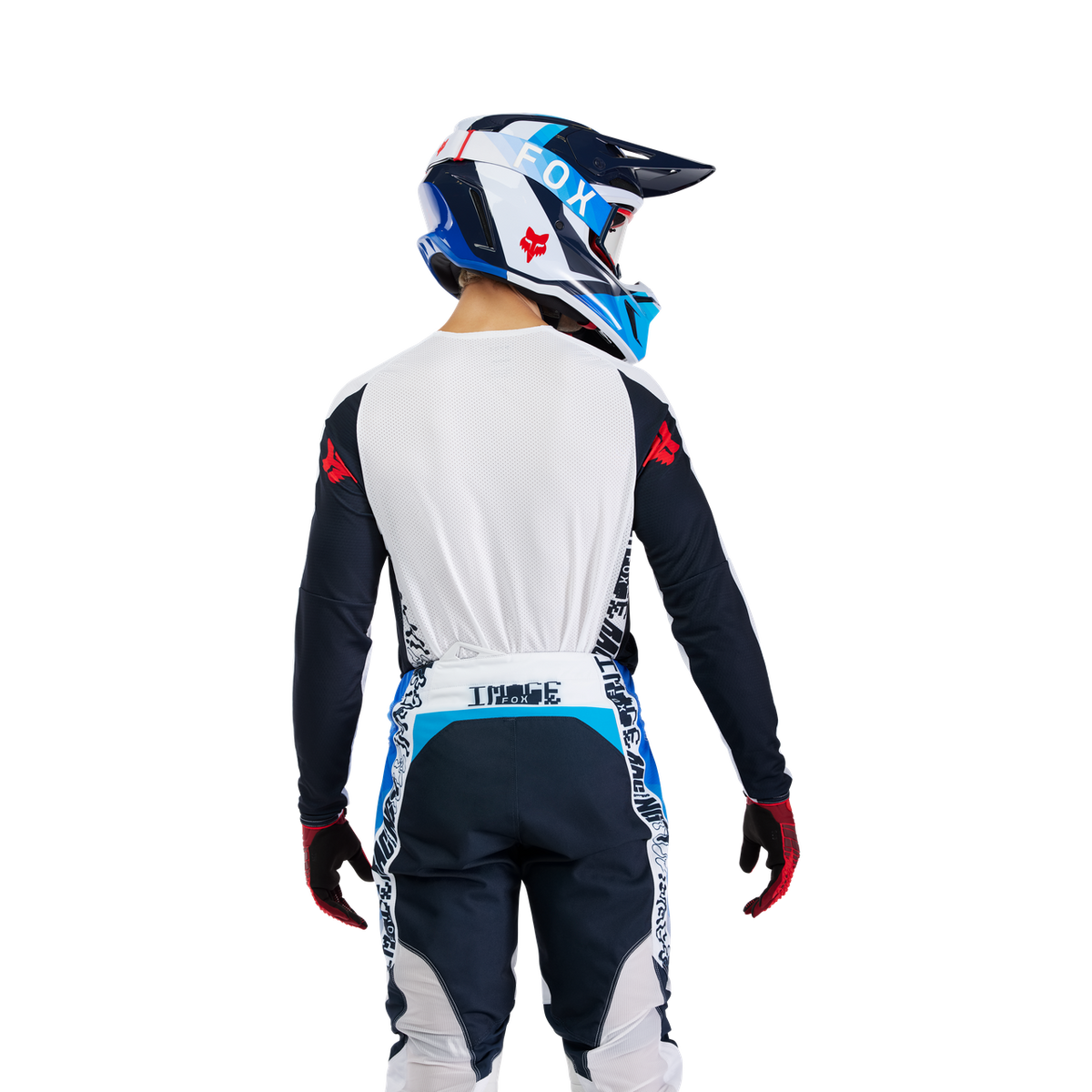 360 Fade Jersey - Biały/Niebieski