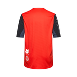 Maillot à Manches Courtes Defend Élevé - Rouge Fluo