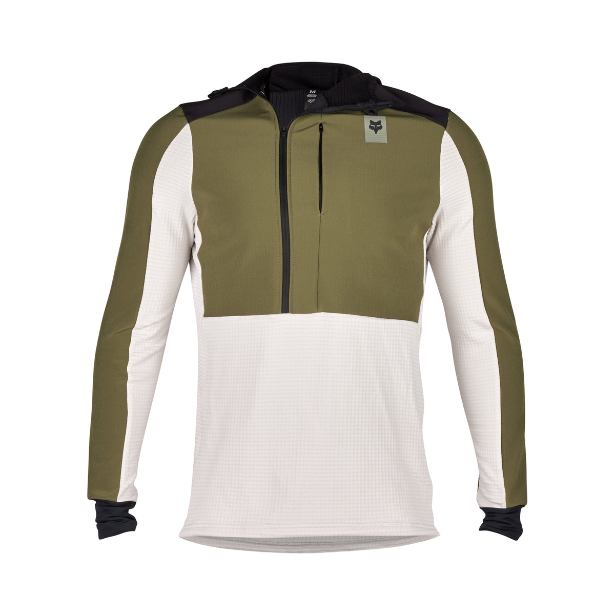 Defend Thermal Hoodie - Olive Green