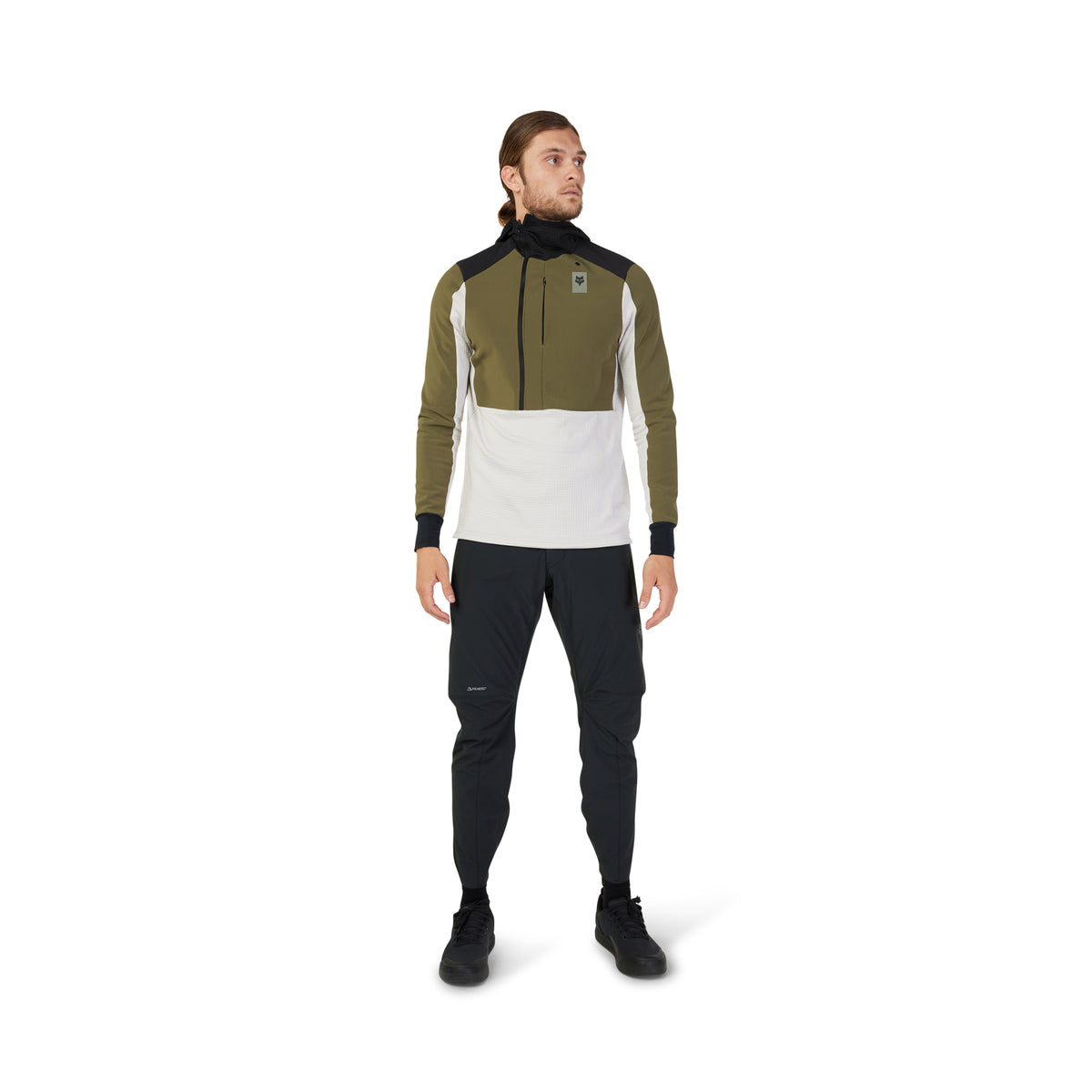 Defend Thermal Hoodie - Olive Green