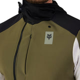 Defend Thermal Hoodie - Olive Green