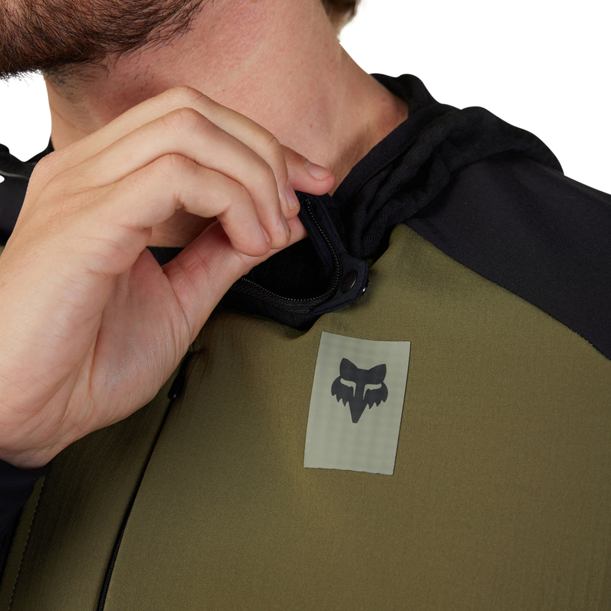 Defend Thermal Hoodie - Olive Green