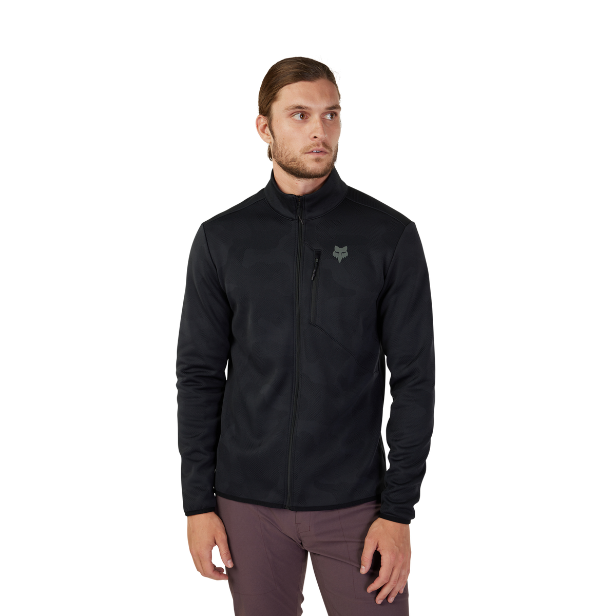 Ranger Mid-Layer Front Zip - Black
