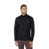Ranger Mid-Layer Front Zip - Black