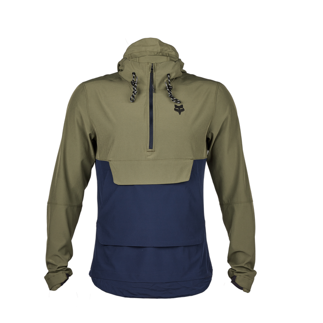 Ranger Wind Pullover - Olive Green