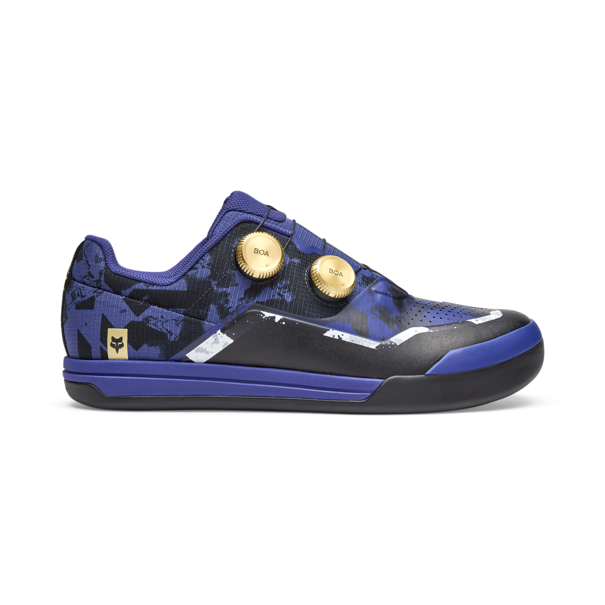 Fox Union Boa Flat Pedal Shoe - Goldstone Limited Edition - Purple