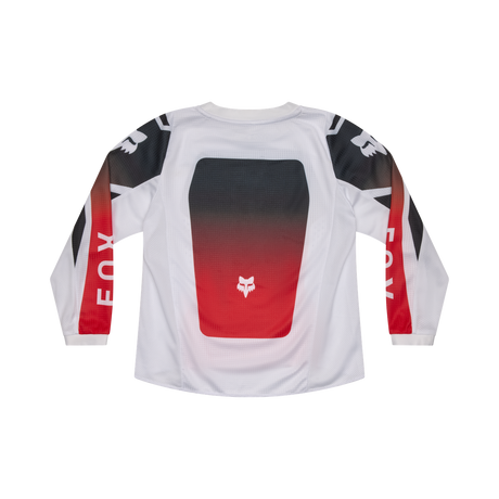 Kids 180 Shield Jersey - Fluorescent Red Fox Racing