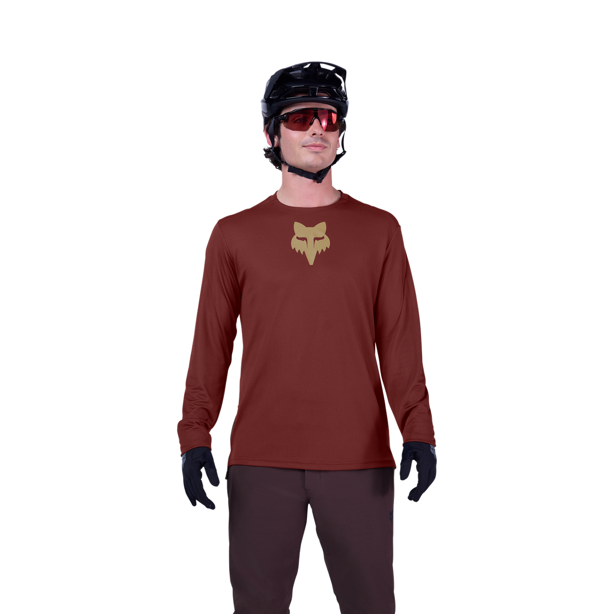 Ranger Long Sleeve Jersey Fox Head - Rust