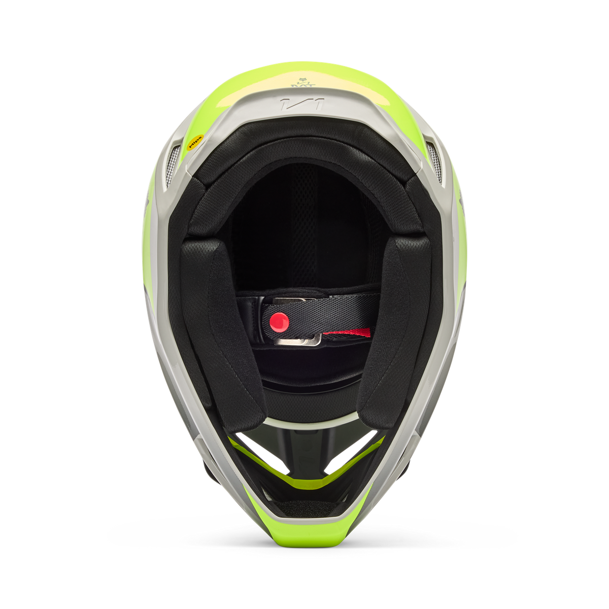 V1 Collect Fullface Helmet - Grey/Yellow