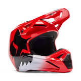 V1 Shield Fullface Helm - Fluorescent Red