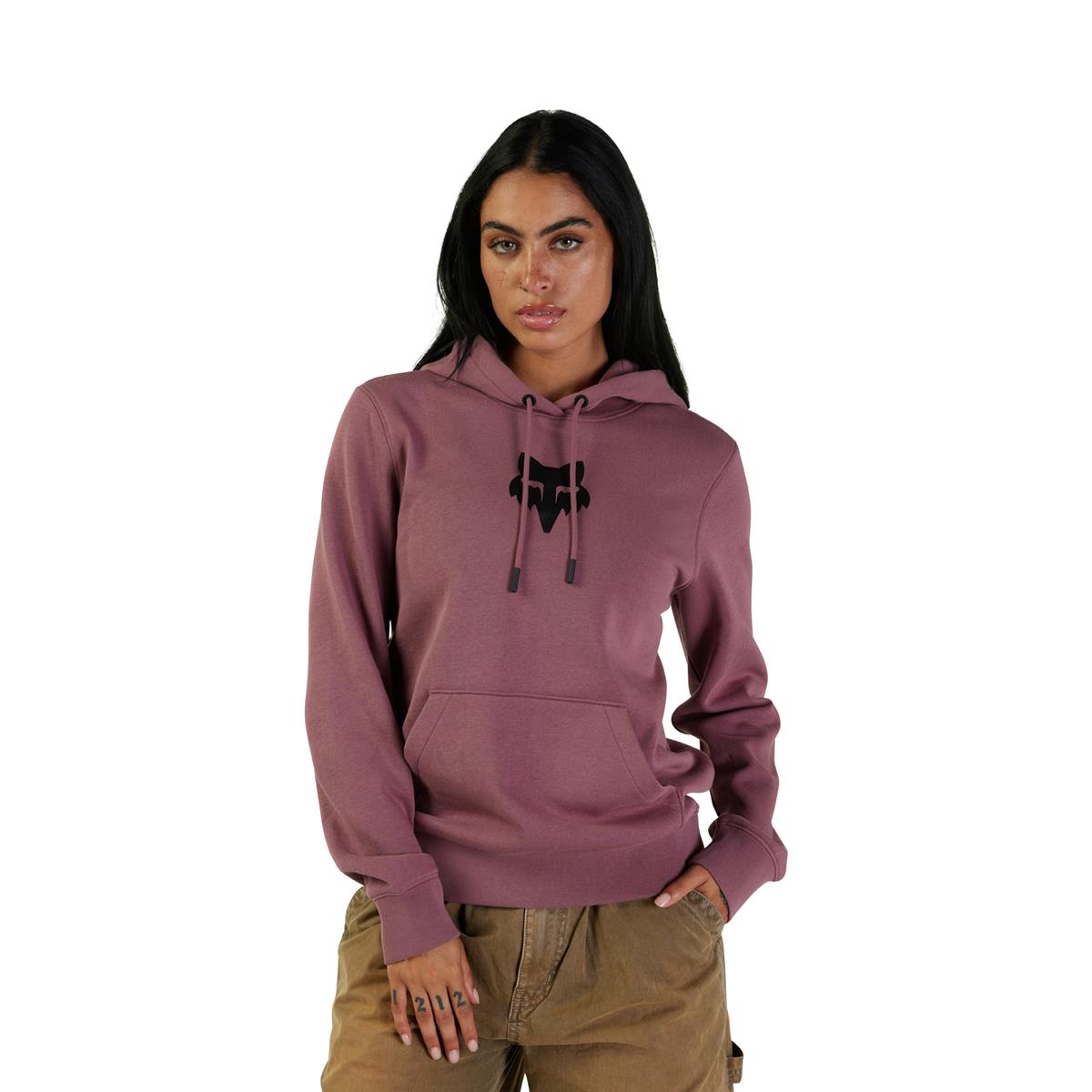 Women's Fox Head Fleece Pullover - Cordovan