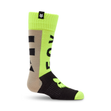 Youth 180 Collect Socke - Grey/Yellow Fox Racing