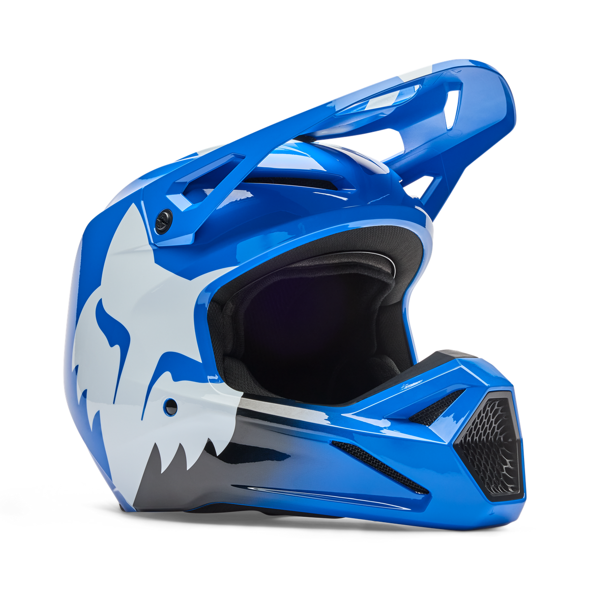 Youth V1 Shield Fullface Helmet - Blue
