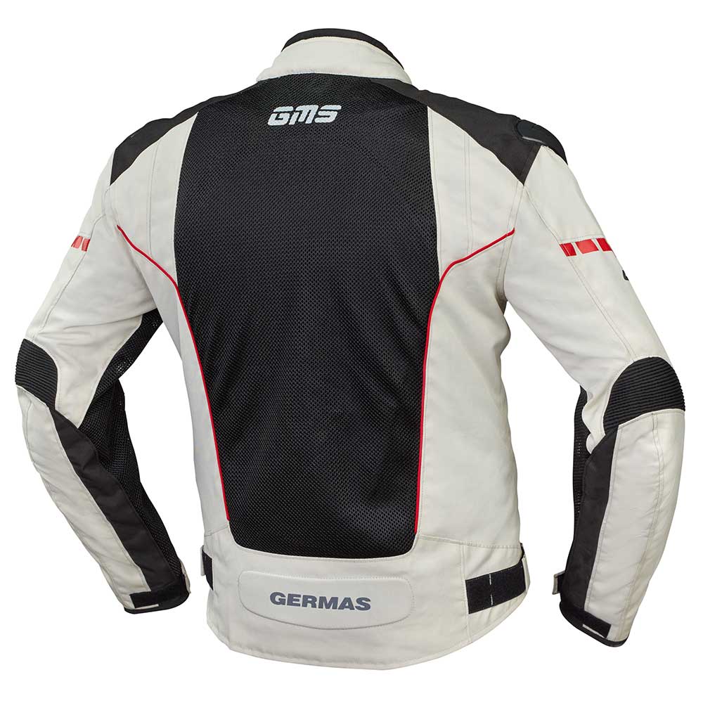 Jacke Samu Mesh - beige-schwarz-rot