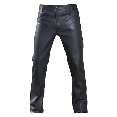 Lederjeans Lady - schwarz
