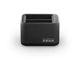 Chargeur de batterie double + Enduro Batteries - noir