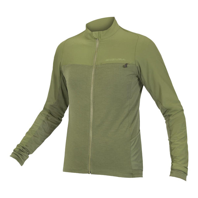 GV500 Trikot (langarm) - Olivgrün