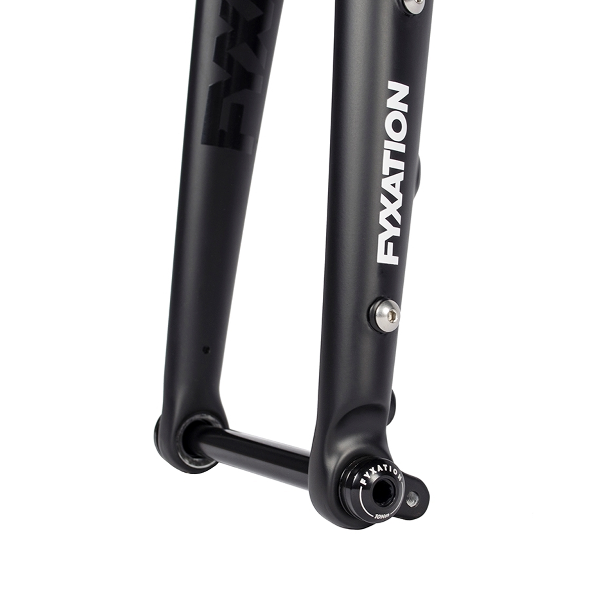 Fourche en carbone Sparta effilée - Noir