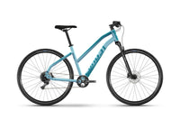 Square Cross Essential Women - blue grey/dirty blue - matte 