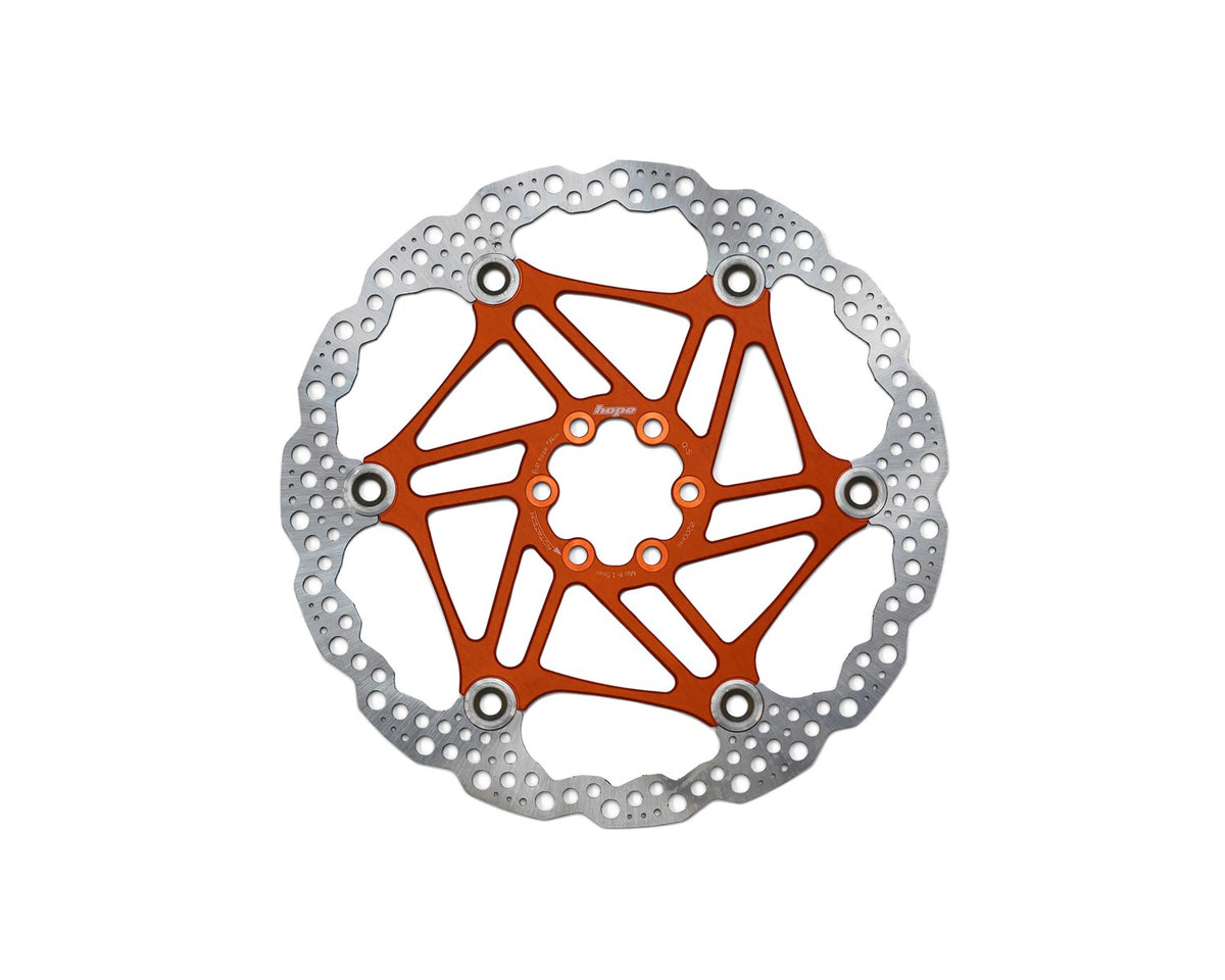 Floating Disc Brake Rotor - orange