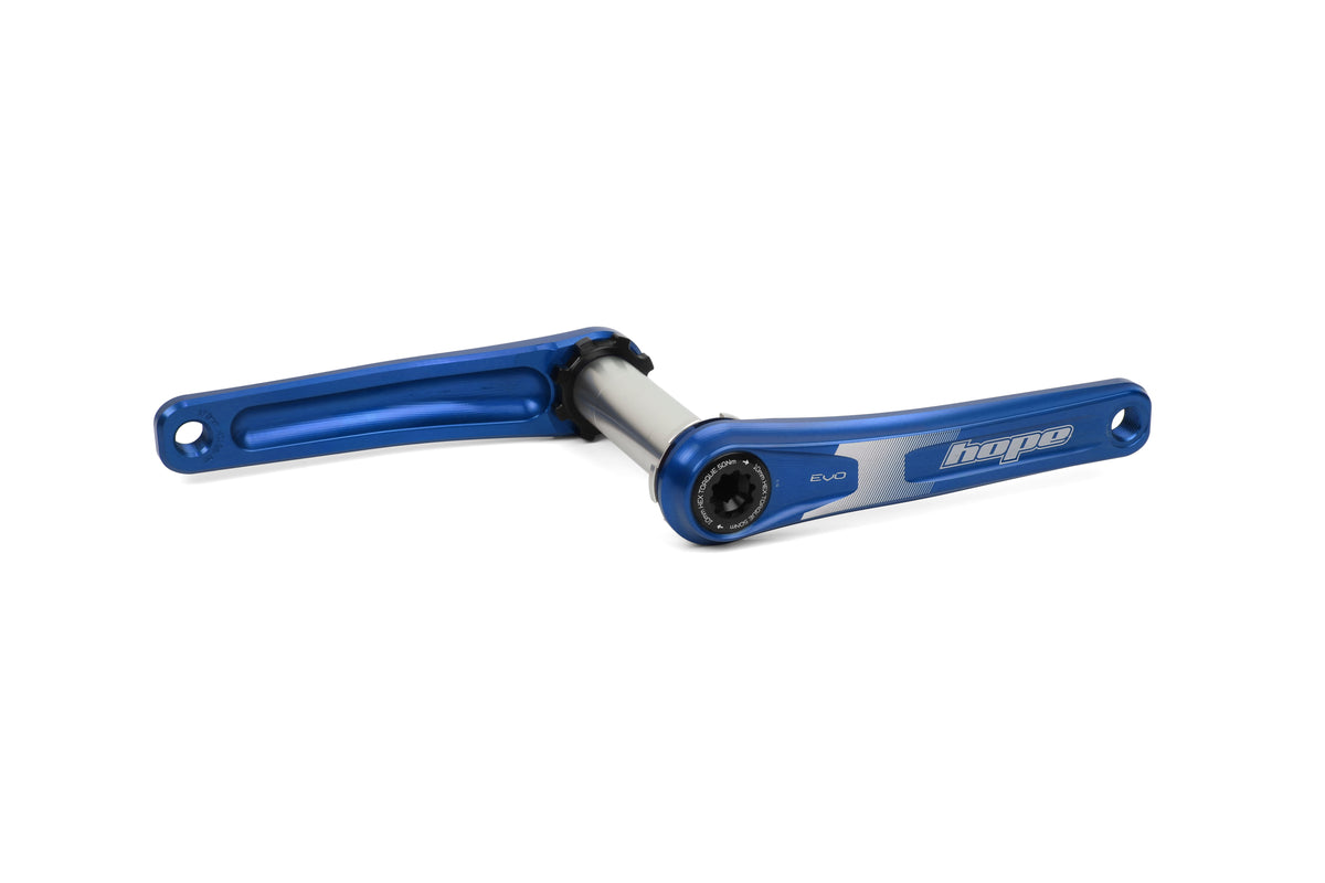 EVO Kurbelgarnitur ohne Spider 68/73 mm - Blau