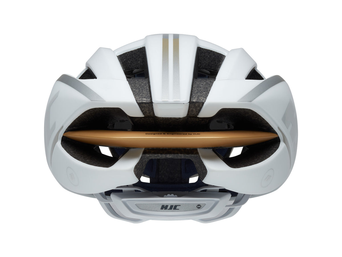 Casque IBEX 3 Route - Matt Gloss Blanc Or