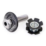 Hollow Star Nut 1 1/8" - schwarz