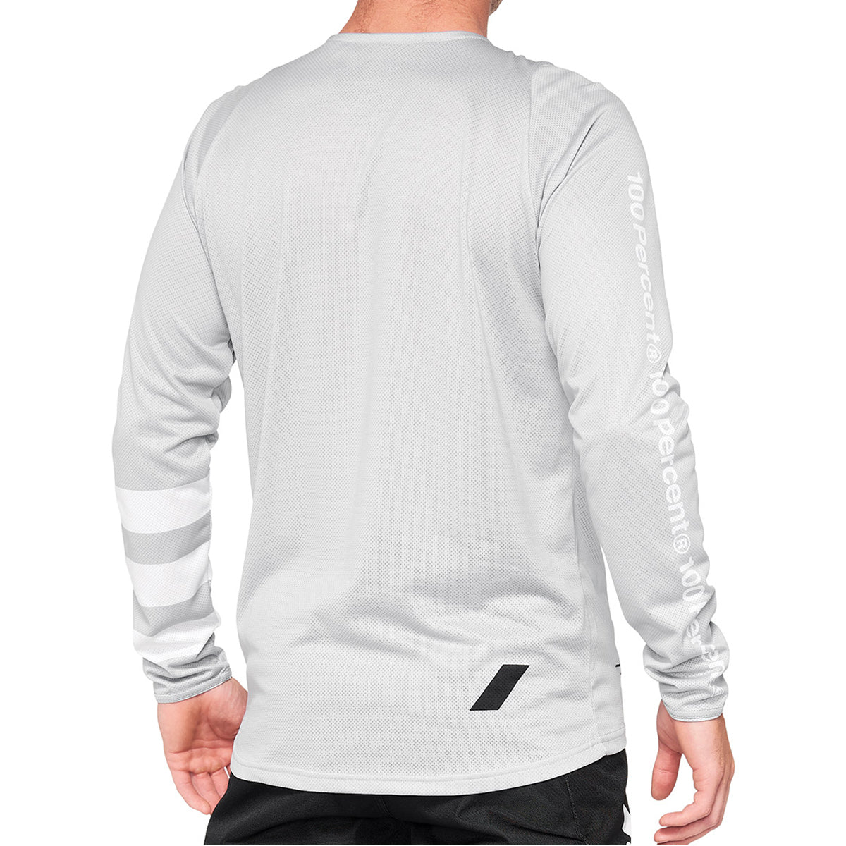 Maillot Jeunesse R-Core - Enfants Maillot à Manches Longues - Vapor/Blanc - Gris/Blanc