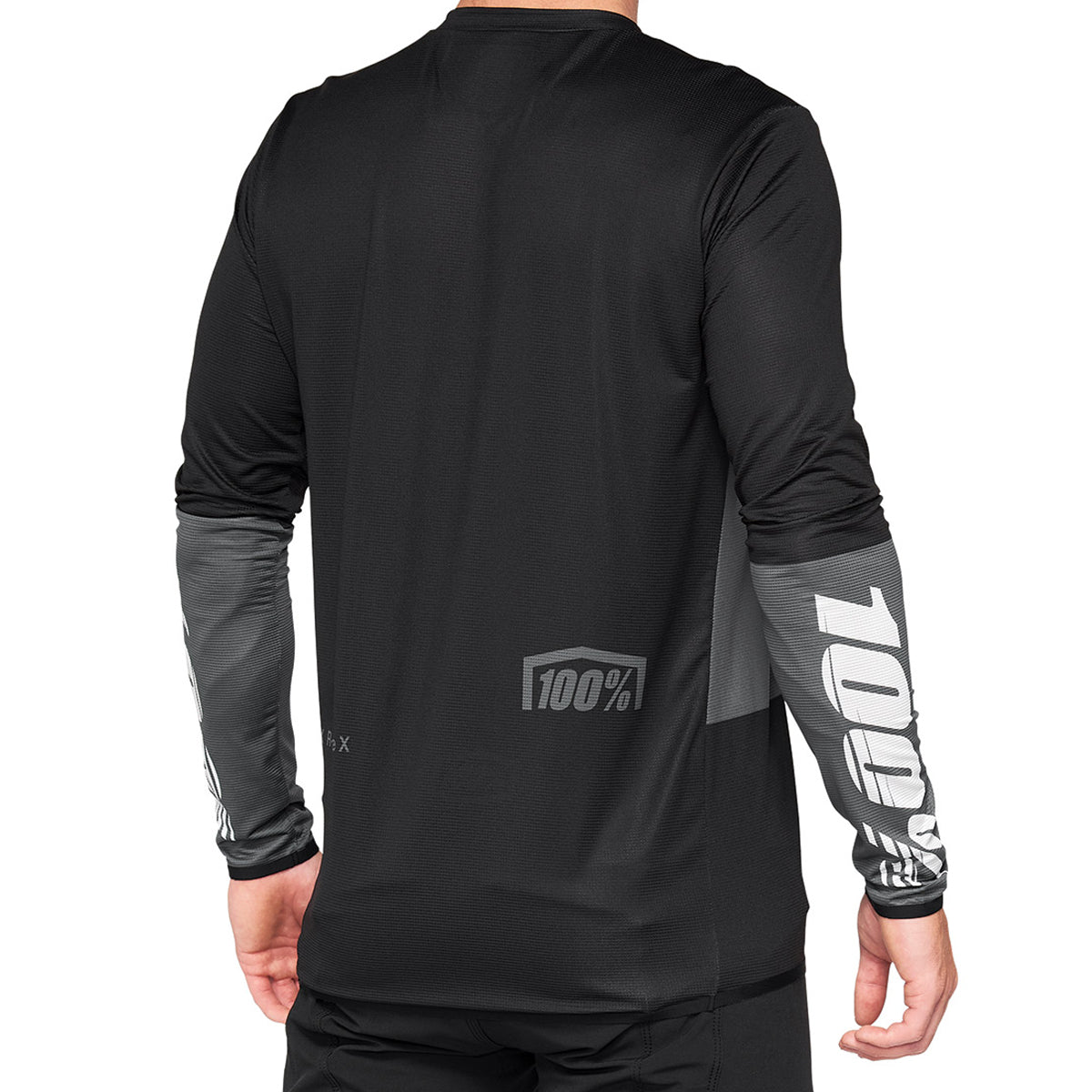 R-Core X Jersey - Maglia a maniche lunghe - Charcoal/Black - Nero/Grigio/Bianco