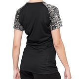 Airmatic Women - Maillot à manches courtes pour femmes - Black Phython - Noir/Blanc