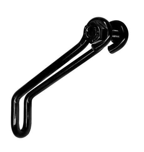 Supporto faro per Edelux-lungo-Niro-58x49mm (LxH)nero