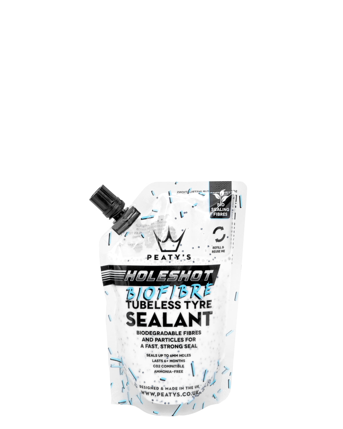 Holeshot BioFibre Tubeless Tyre Sealant - 120 ml