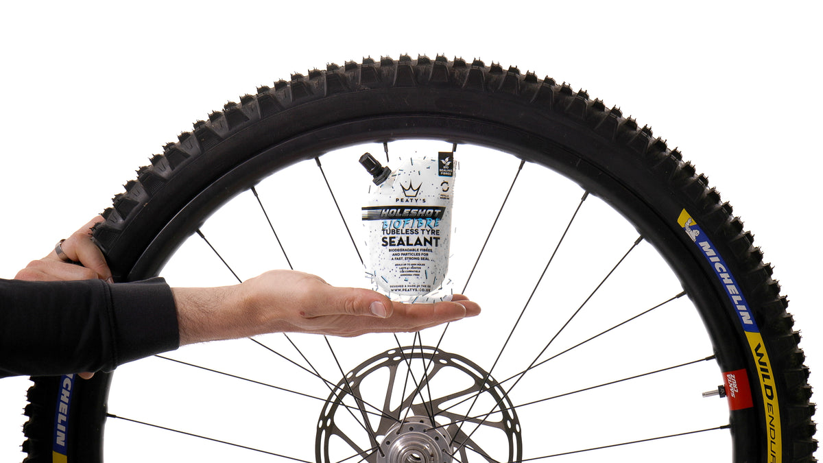 Holeshot BioFibre Tubeless Tyre Sealant - 120 ml