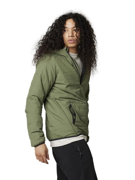Howell Hooded Puffy Anorak - army