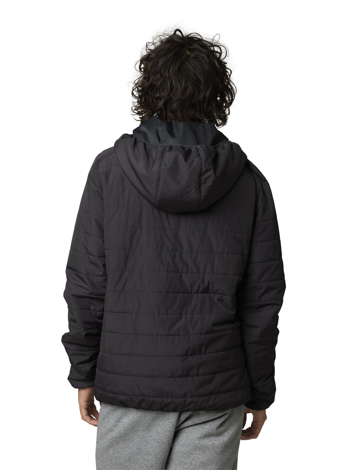 Howell Hooded Puffy Anorak - black
