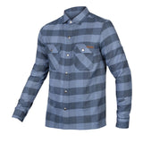 Hummvee Flanellhemd - Ensign Blau