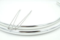 Parafanghi in alluminio per pneumatici 700C - argento