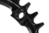 104 BCD Chainring, 4 Hole, round - black